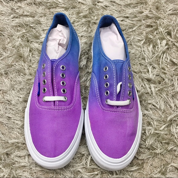 VANS OFF THE WALL OMBRÉ CANVAS LOW SNEAKERS🔥 - Picture 1 of 6